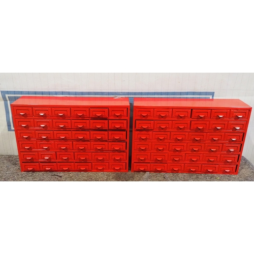 606 - Clarke 36 Drawer metal cabinet - 2