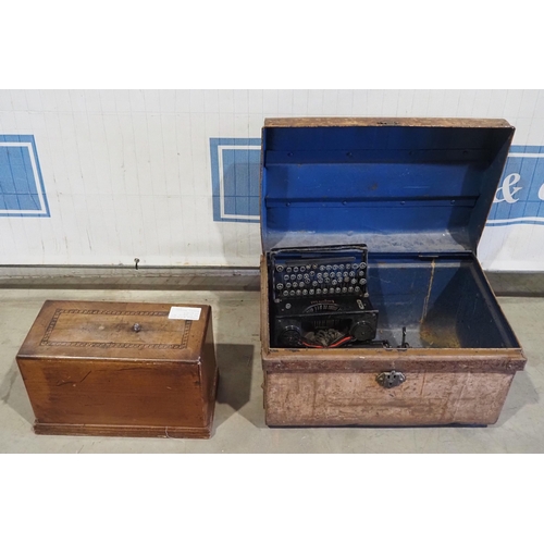 624 - Type writer and sewing machine