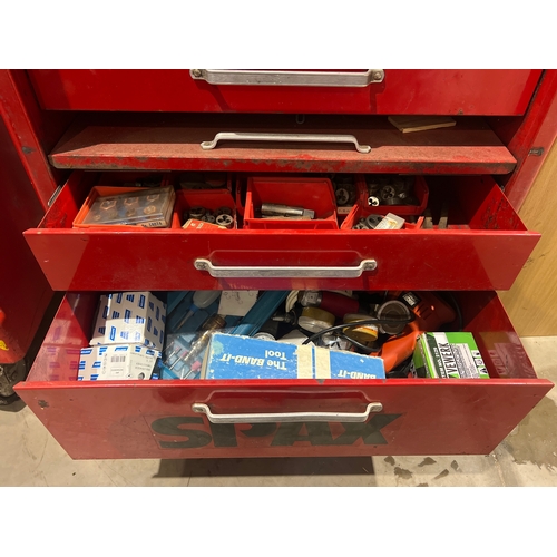 656 - Cartel tool chest and contents