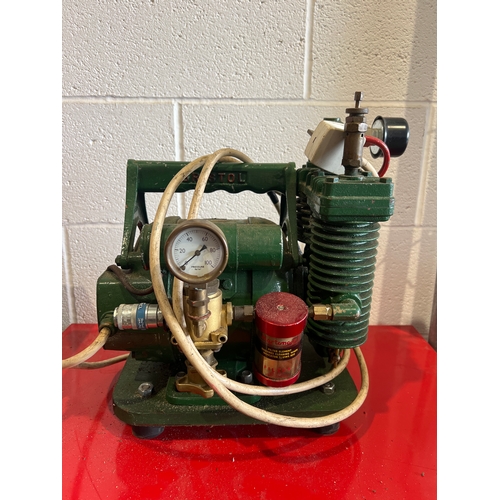 663 - Bristol air compressor. Single phase