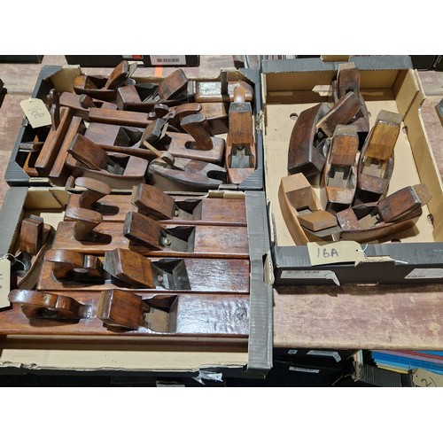 16A - Assorted block planes and coffin plane