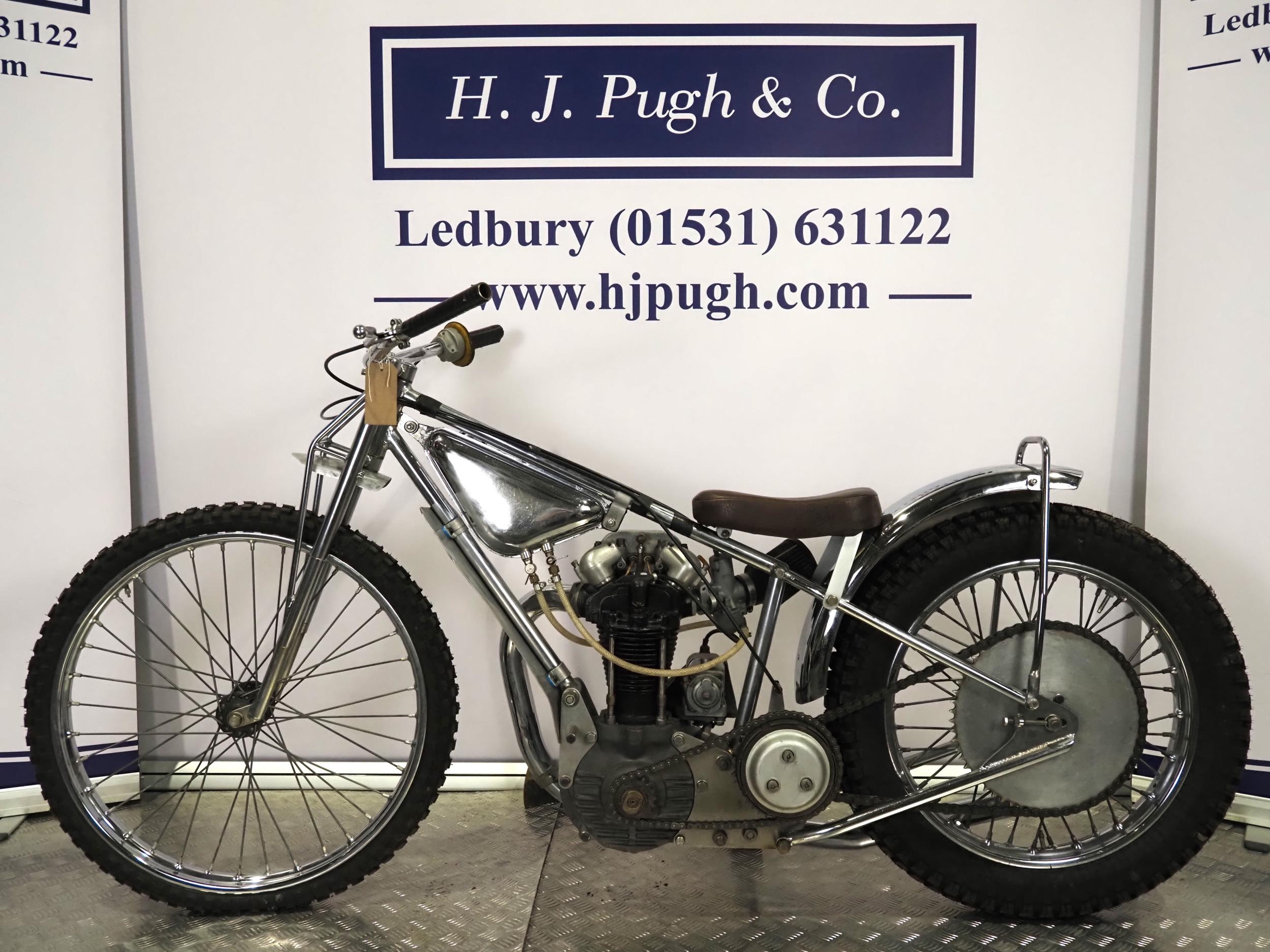 Rotrax-JAP Speedway motorcycle. 1965. This bike is believed to have ...
