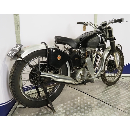 Matchless G3L motorcycle. 1948. 350cc Frame No. 25154 Engine No ...