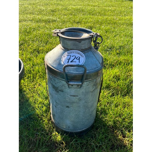 729 - Vintage milk churn