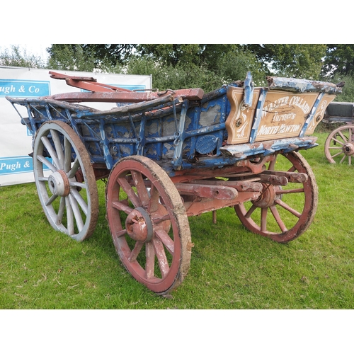 122 - Walter Collard Devon Ship wagon, new back wheel