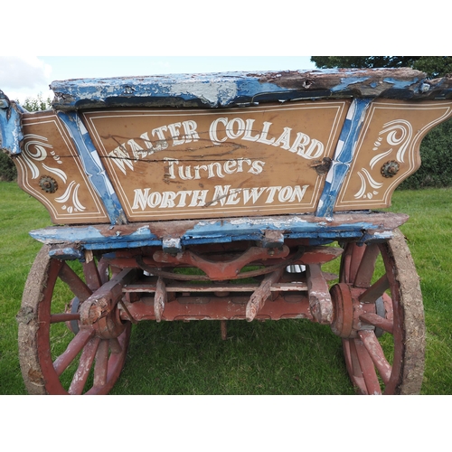 122 - Walter Collard Devon Ship wagon, new back wheel