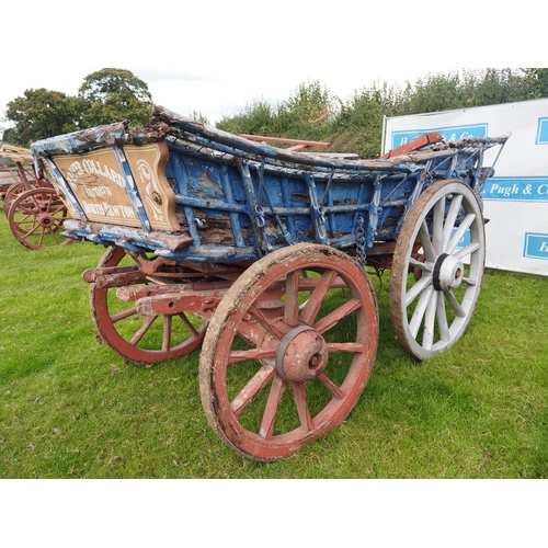 122 - Walter Collard Devon Ship wagon, new back wheel