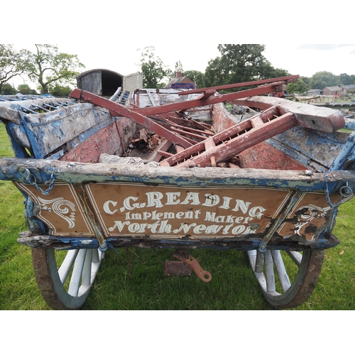 122 - Walter Collard Devon Ship wagon, new back wheel