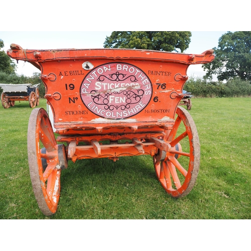 136 - Panton Brothers Lincolnshire wagon