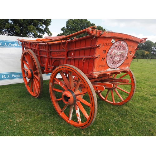 136 - Panton Brothers Lincolnshire wagon