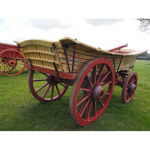 137 - J.C. Harris Wolds wagon with pole