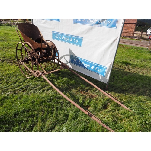 Wallace of Glasgow horse drawn single row potato planter