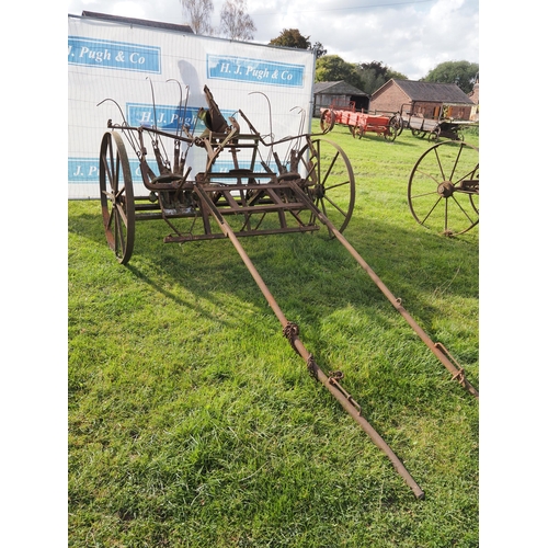 38 - Massey Harris Dickie horse drawn swath turner