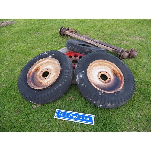 84 - Wheels, tyres and axles