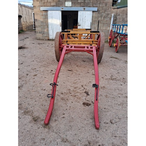 168 - Timber wagon, completely rebuilt with old oak trees off farm