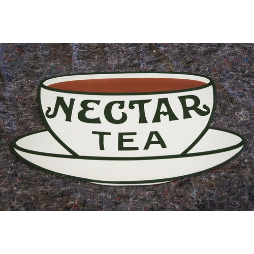 490A - Modern enamel sign - Nectar Tea 15