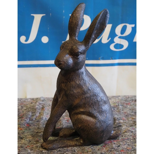 495 - Cast iron Hare 15