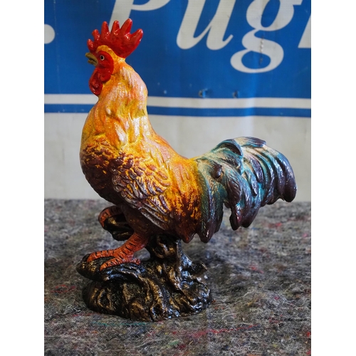 492C - Cast iron Cockerel 11