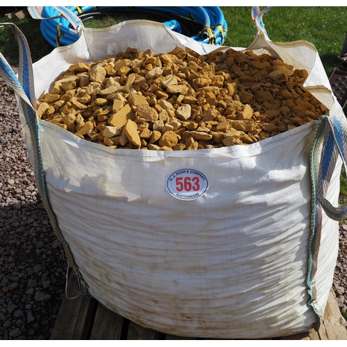 563 - Bag of Cotswold stone chippings