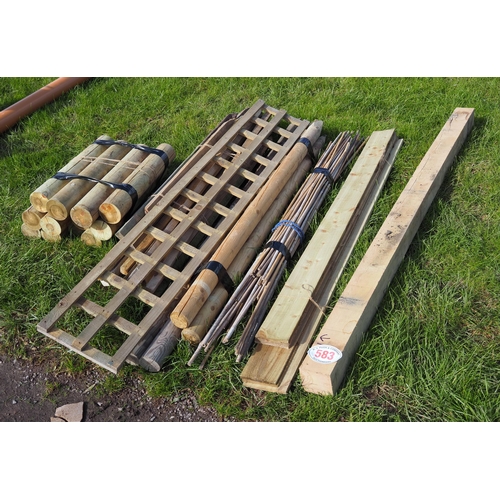 583 - Various timber