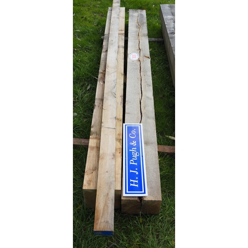 1039 - Oak beam 2.2m x180x140 - 1 + 1 other