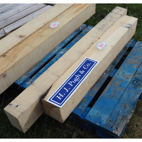 1061 - Oak beams 1.2m x150x160 - 1 + 1 other