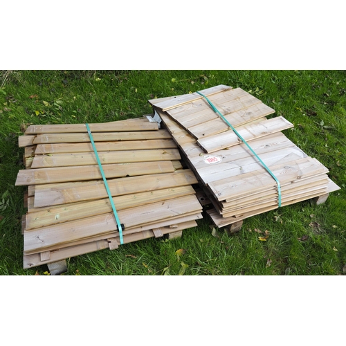 1065 - T & G 0.65m x120 - 60 and shiplap 0.8m x120 - 30