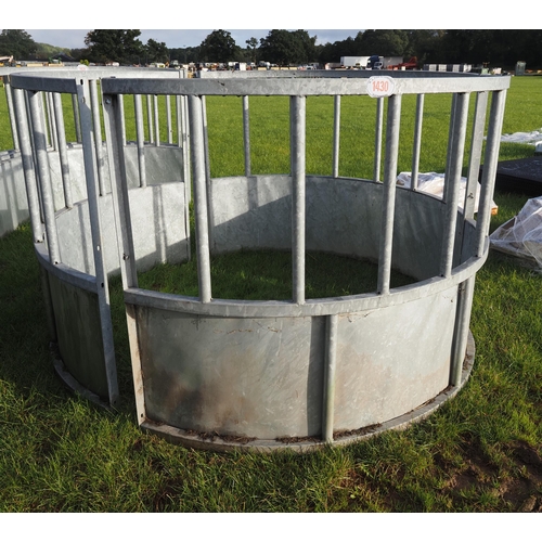 Galvanised ring feeder