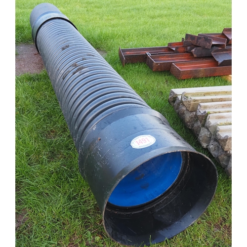 1491 - Twin wall pipe 3.9m