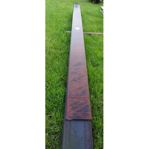 1496 - Mixed flat steel lengths average 6.0m - 7