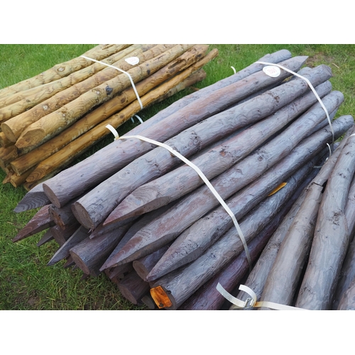 1501 - Creosoted stakes 5ft x 3/4