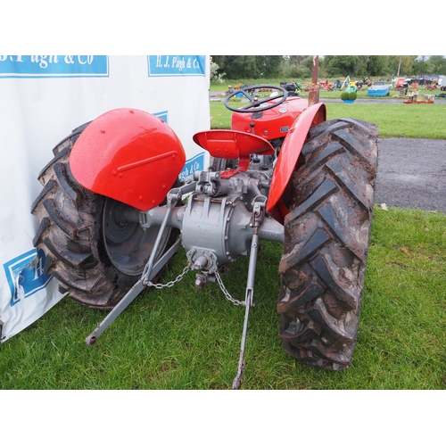 1601 - Massey Ferguson 35 petrol/tvo tractor, restored, runs and drives. Key in office