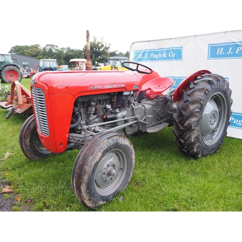 1601 - Massey Ferguson 35 petrol/tvo tractor, restored, runs and drives. Key in office