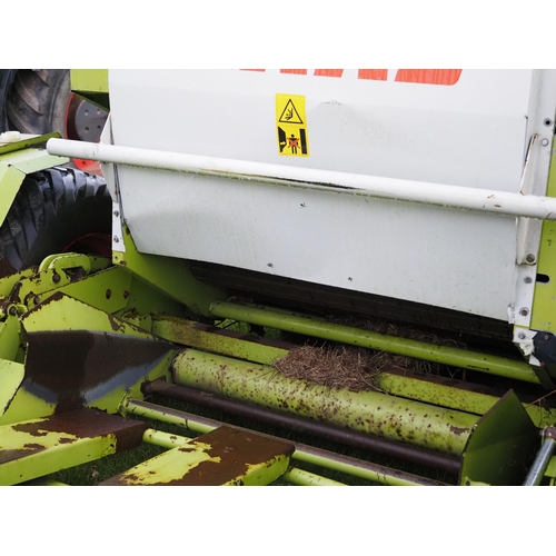 1616 - Claas Rollant 255 255 Roto Cut baler wrapper. Showing 42806 bales