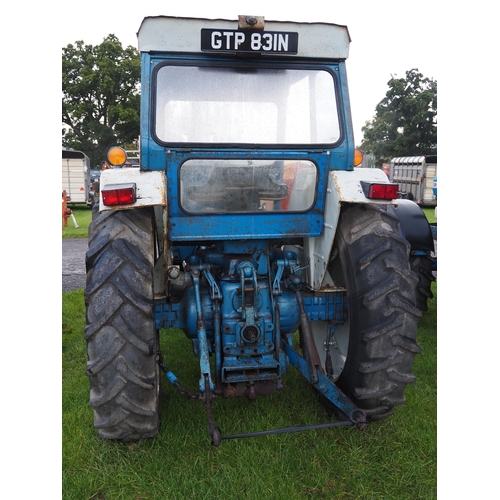 1645 - Ford 5000 dual power tractor. Showing 7984 hours. Reg. GTP 831N. V5 and key in office