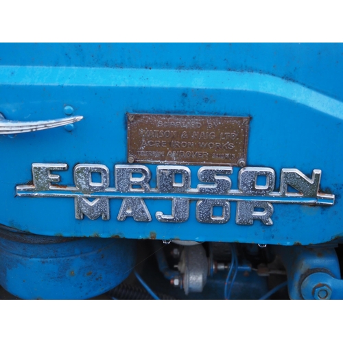 1652 - Fordson Major tractor. Runs and drives