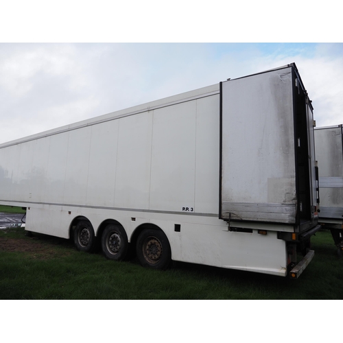 1665 - Artic insulated tri axle trailer 45ft. Tested until 31/10/24. Certificate in office