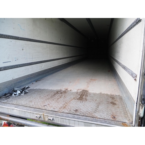 1666 - Artic insulated triaxle trailer 45ft. Test until Nov 24. Test certificate in office