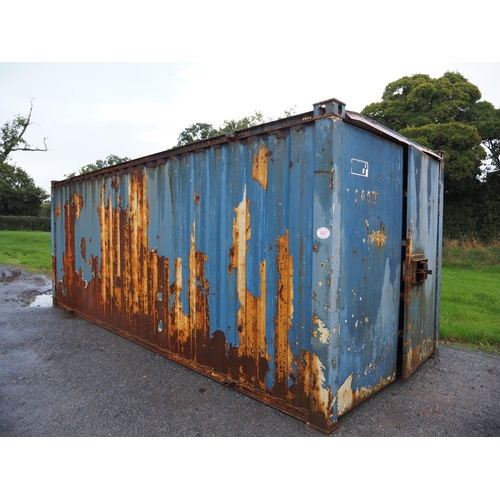 1683 - Steel shipping container 20ft