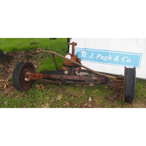 1963 - Trailer axle and turntable