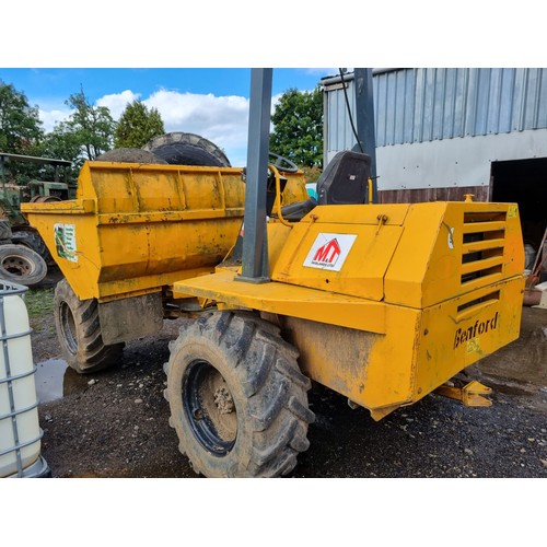 1686 - Dumper 6 ton with Perkins engine. New starter and battery