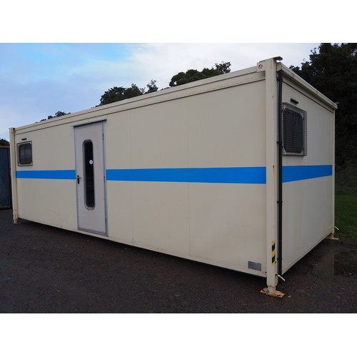 1682 - Portacabin site office with toilets 7.48 x 3.27 x 2.57m