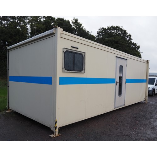 1682 - Portacabin site office with toilets 7.48 x 3.27 x 2.57m