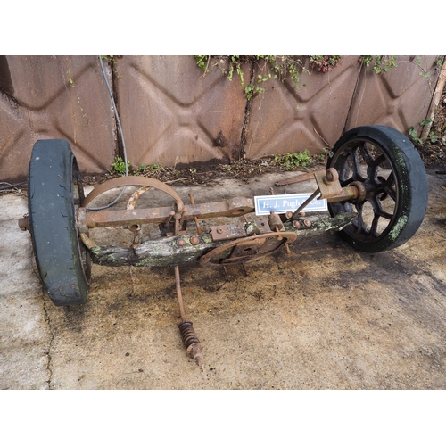 18 - Foden steam wagon trailer axle