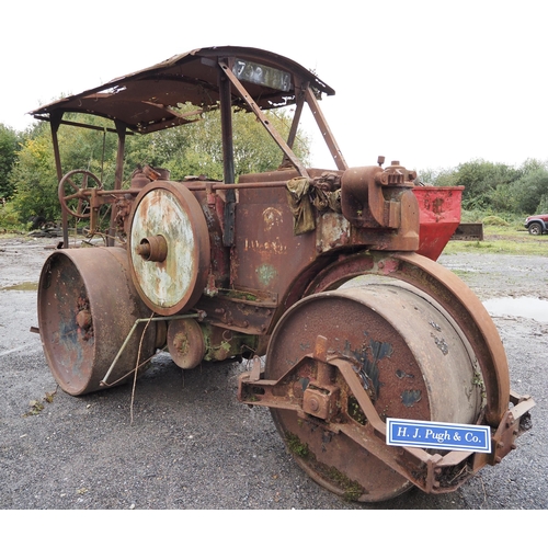 120 - Aveling Barford C / Ruston Hornsby M road roller. 8 Ton. 1940. S/n AE638E. Old log book