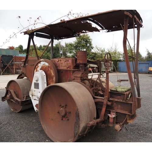 120 - Aveling Barford C / Ruston Hornsby M road roller. 8 Ton. 1940. S/n AE638E. Old log book