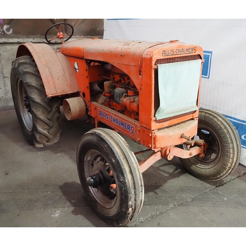 88 - Allis Chalmers WF tractor. Engine is free. Tractor sn. WF1503