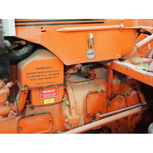 91 - Case LA tractor. Engine is free. Fitted with pto