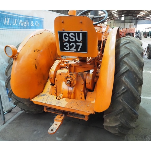 97 - Chamberlain Type 40K tractor. 1951. SN. 768. Fitted with pto. Engine is free.  Reg GSU 327. V5