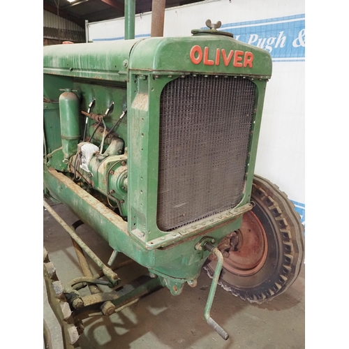 98 - Oliver 90 Tractor. Engine is free. Good front tyres. S/n 511531C66